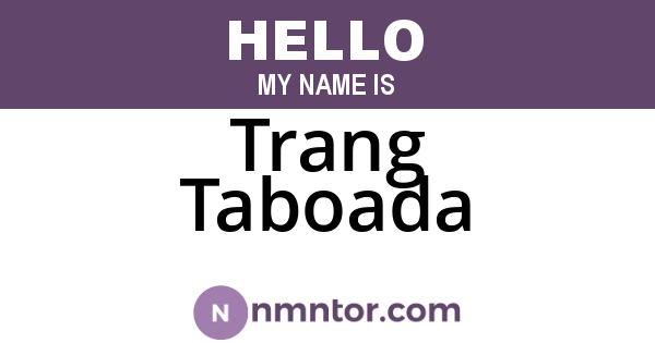Trang Taboada