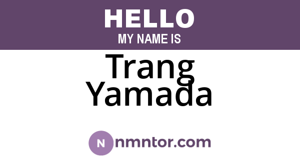 Trang Yamada
