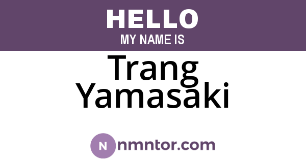 Trang Yamasaki