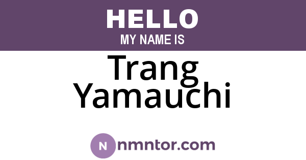 Trang Yamauchi