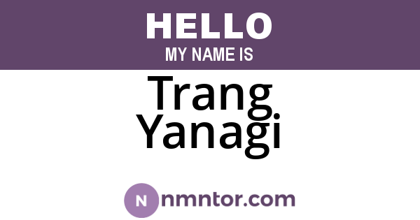 Trang Yanagi