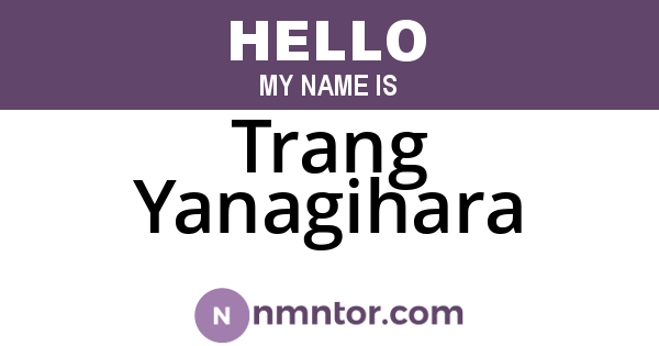 Trang Yanagihara