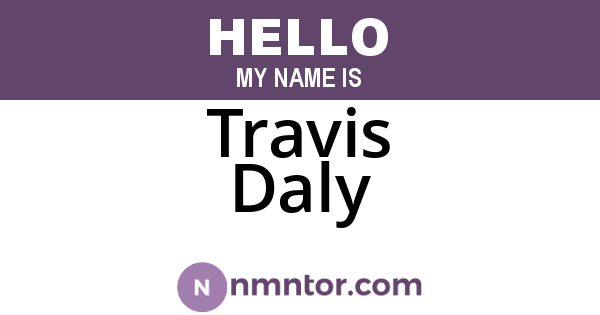 Travis Daly