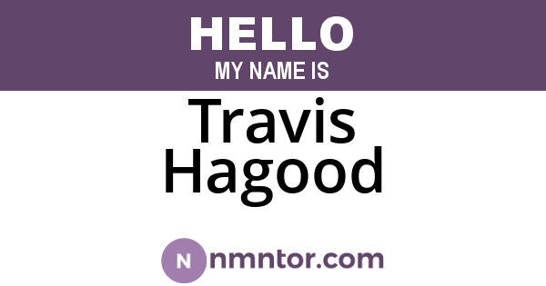 Travis Hagood