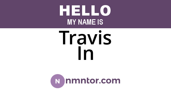 Travis In