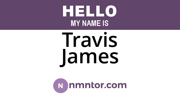 Travis James