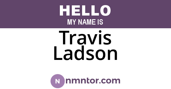 Travis Ladson