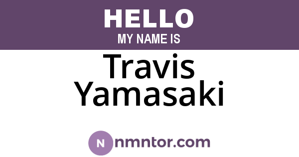 Travis Yamasaki