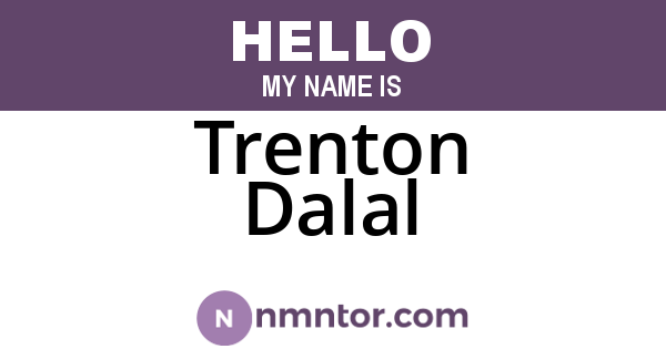 Trenton Dalal