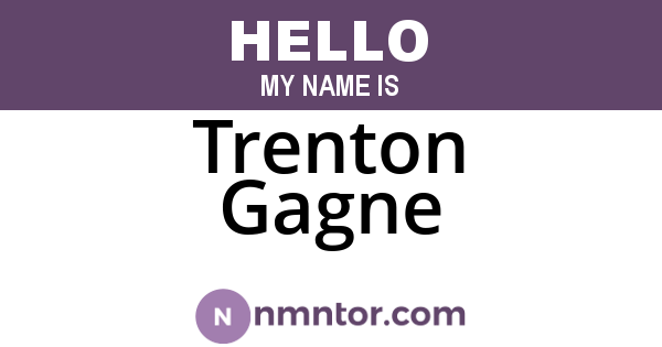 Trenton Gagne