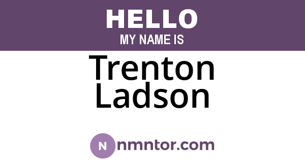 Trenton Ladson