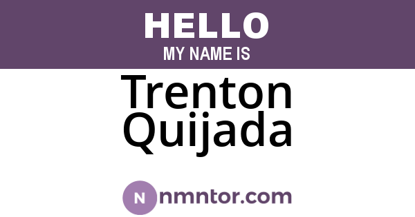 Trenton Quijada
