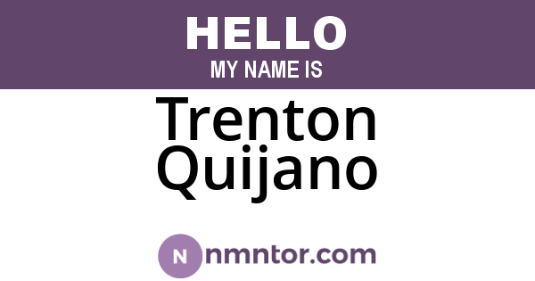 Trenton Quijano
