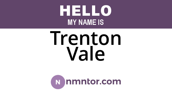 Trenton Vale