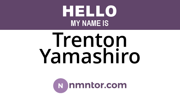 Trenton Yamashiro