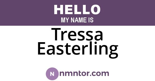 Tressa Easterling