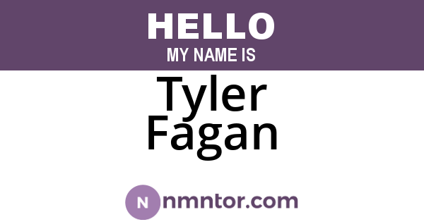 Tyler Fagan