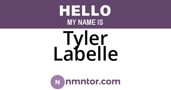 Tyler Labelle