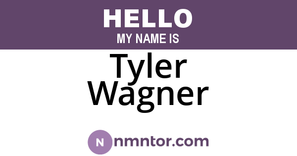 Tyler Wagner