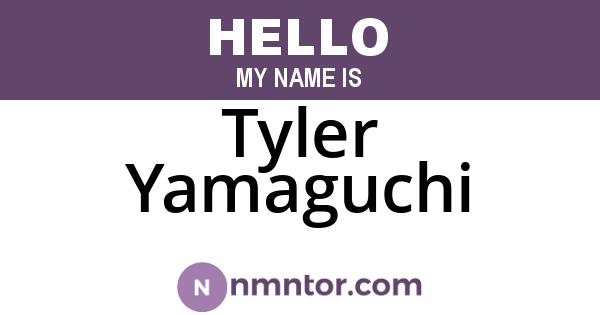Tyler Yamaguchi