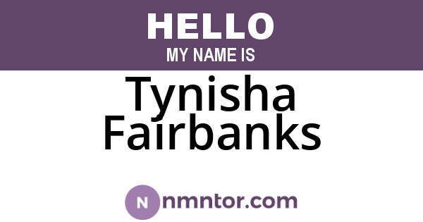 Tynisha Fairbanks