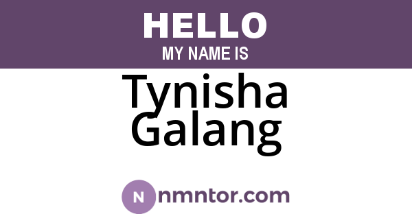 Tynisha Galang