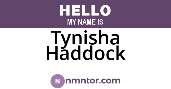 Tynisha Haddock