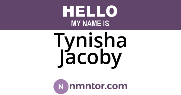 Tynisha Jacoby