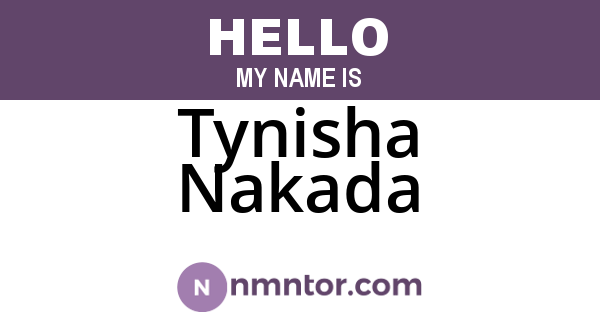 Tynisha Nakada