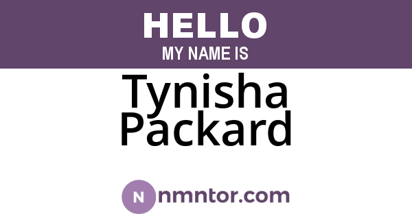 Tynisha Packard