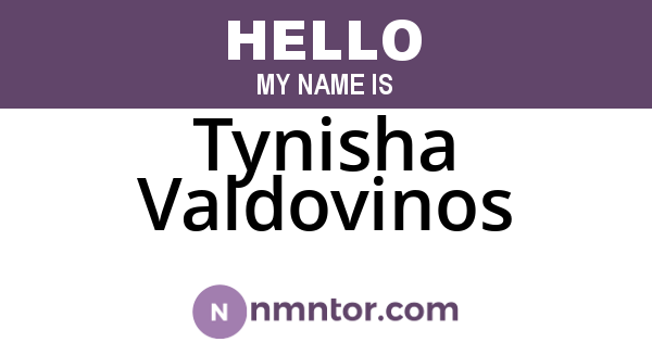 Tynisha Valdovinos