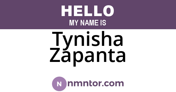 Tynisha Zapanta