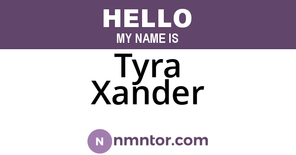 Tyra Xander