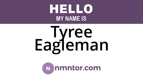 Tyree Eagleman