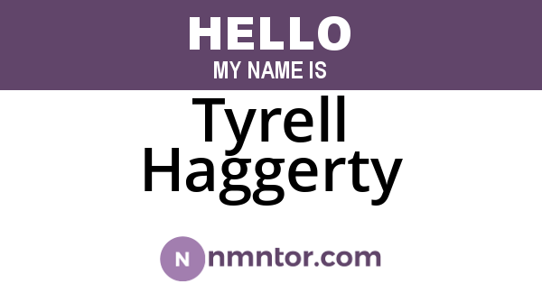 Tyrell Haggerty