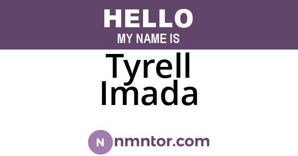 Tyrell Imada
