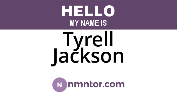 Tyrell Jackson
