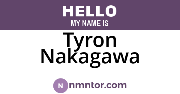 Tyron Nakagawa