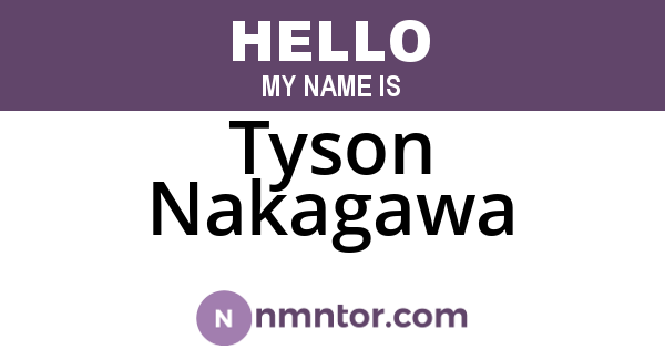 Tyson Nakagawa