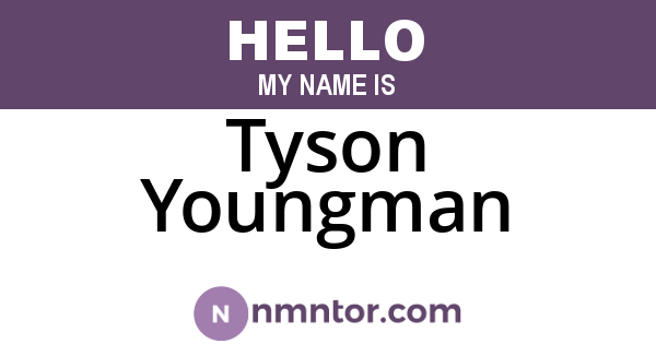 Tyson Youngman