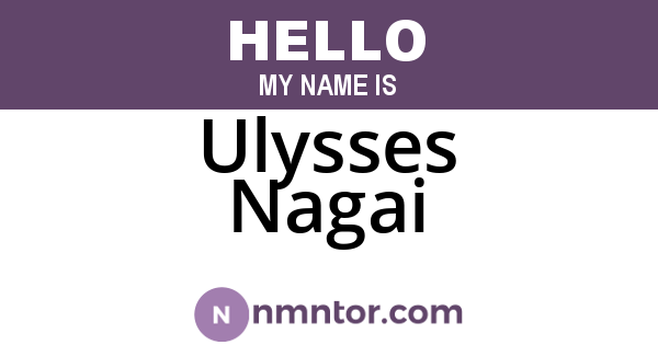 Ulysses Nagai