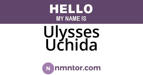 Ulysses Uchida