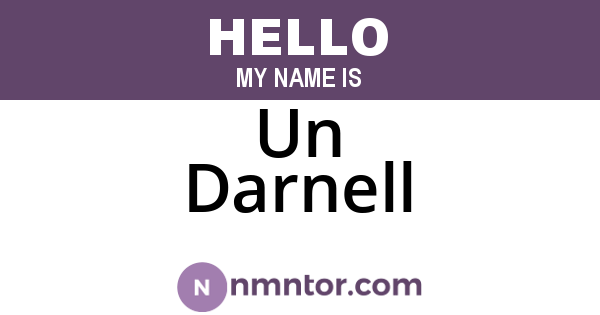 Un Darnell