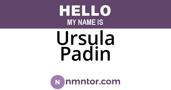 Ursula Padin