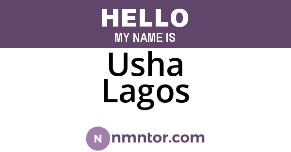 Usha Lagos