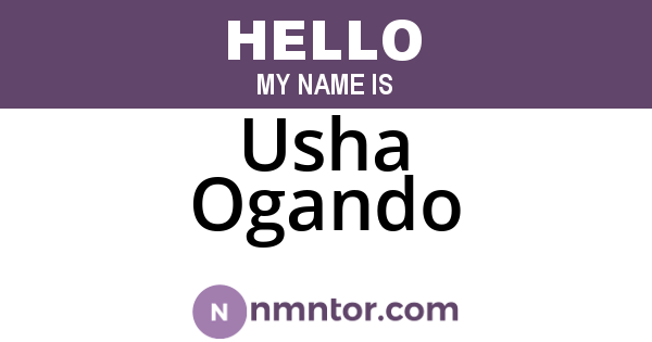 Usha Ogando