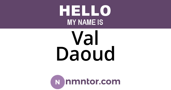 Val Daoud