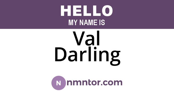Val Darling