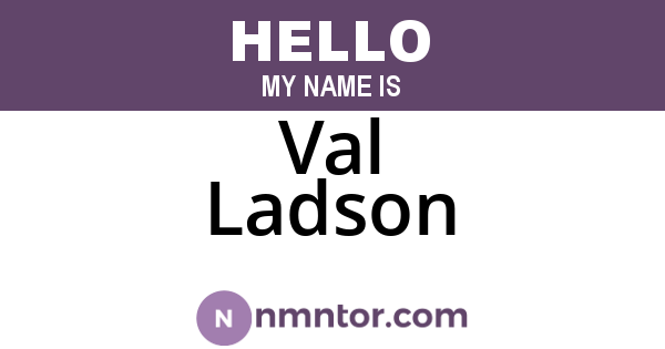 Val Ladson