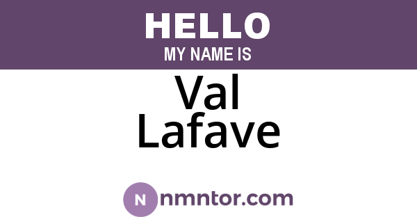 Val Lafave